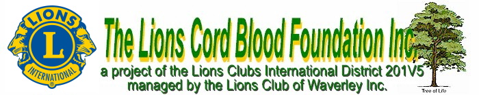 Words Lions Cord Bloof Foundation in yellow and green